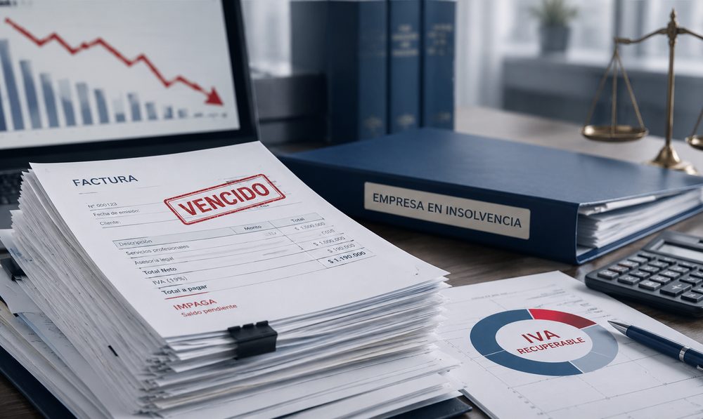 Factura vencida e impaga de una empresa en insolvencia